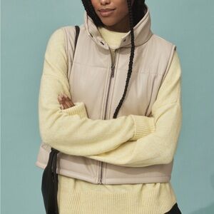 Anthropologie Cream Vest